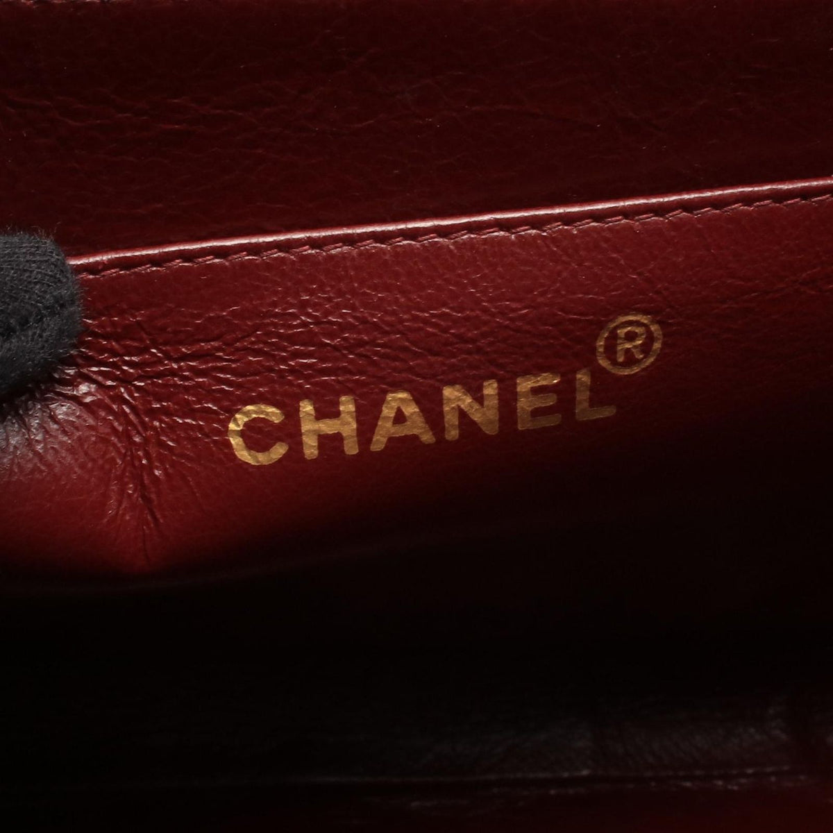 Chanel Shoulder Bag Maxi Quilted 34 Black Lambskin Chain — view 4