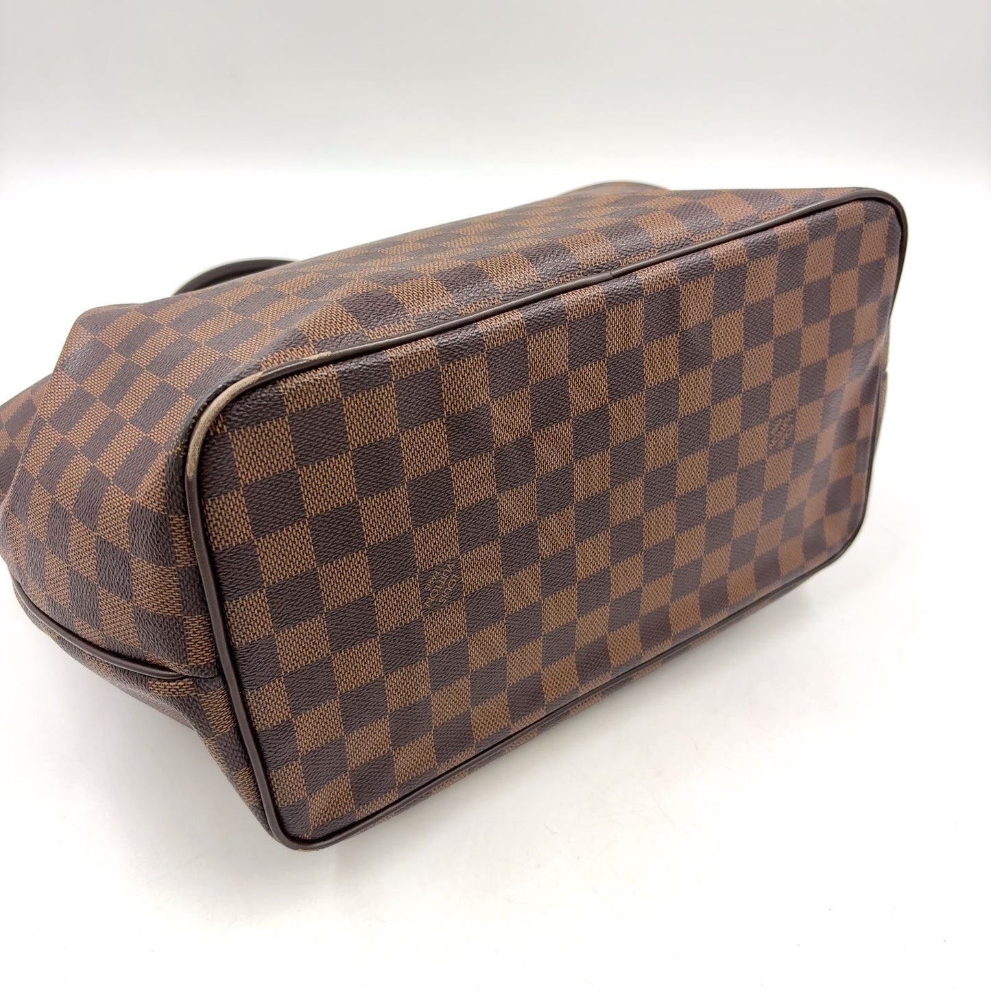 Louis Vuitton Westminster GM Damier Ebene Leather Brown Tote Bag Gold — view 7