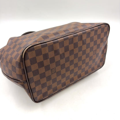 Louis Vuitton Westminster GM Damier Ebene Leather Brown Tote Bag Gold — view 7