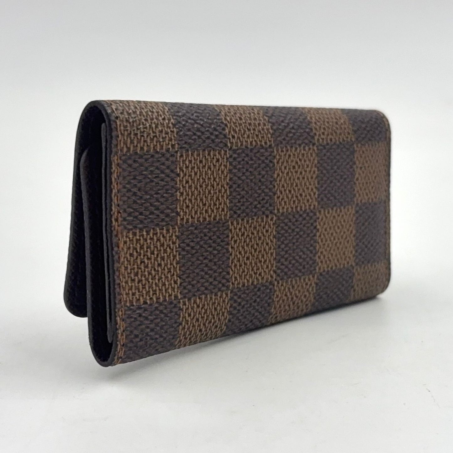 Louis Vuitton Multicles 4 Damier Ebene Brown Key Case Gold Key Holder — view 2