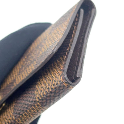 Louis Vuitton Multicles 4 Damier Ebene Brown Key Case Gold Key Holder — view 8