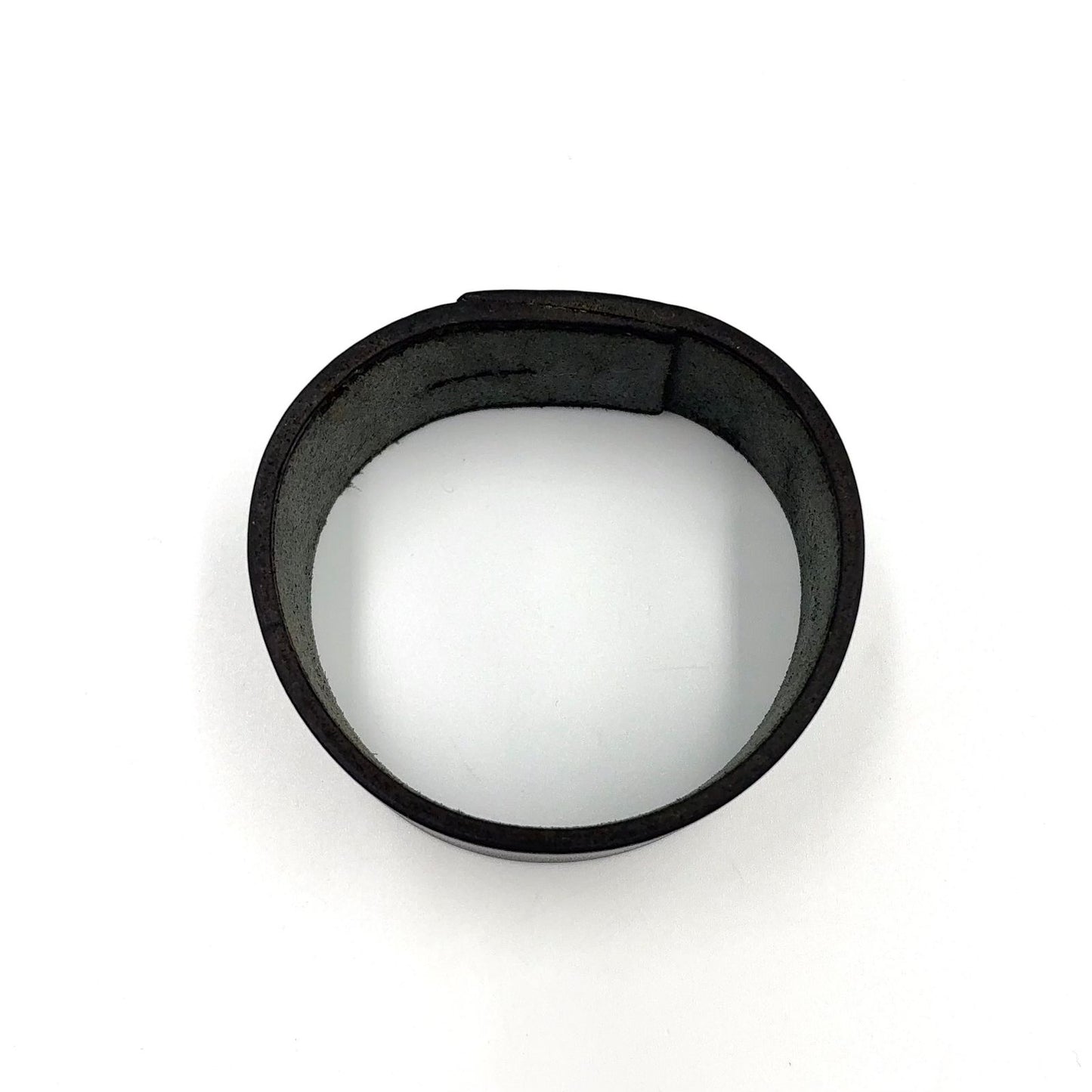 Hermes Pool Tour GM Leather Black Bracelet Bangle — view 3