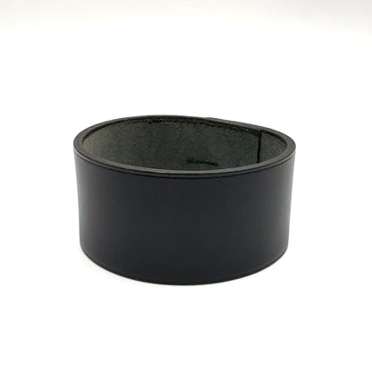 Hermes Pool Tour GM Leather Black Bracelet Bangle — view 2