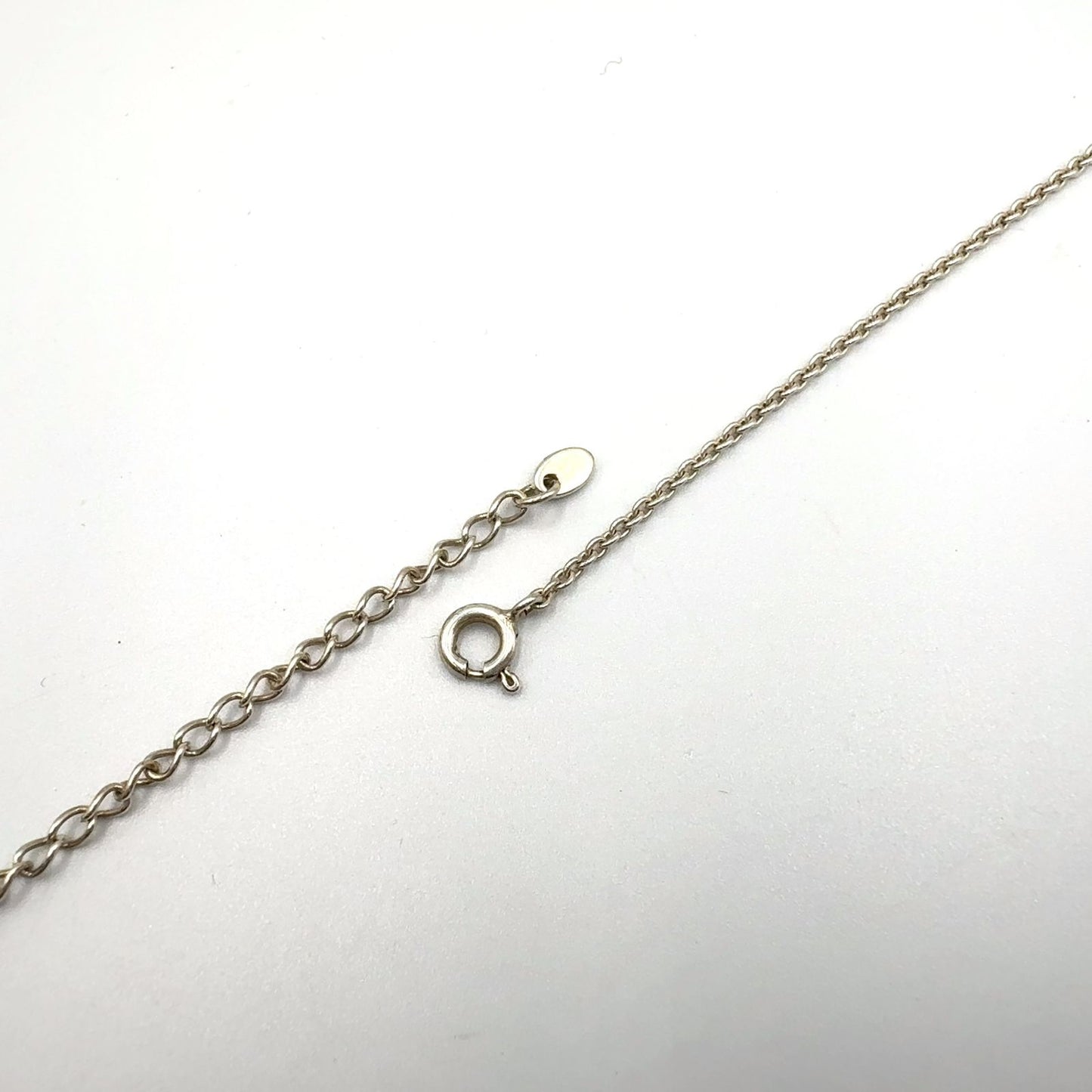 Tiffany & Co Open Heart Key Necklace Silver — view 7