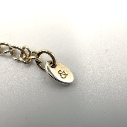 Tiffany & Co Open Heart Key Necklace Silver — view 4