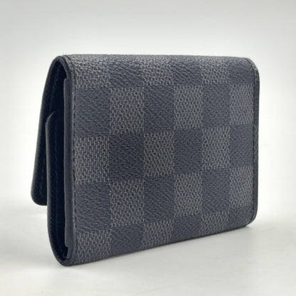 Louis Vuitton Multicles 6 Damier Graphite Leather Black Key Case Silver Key — view 2