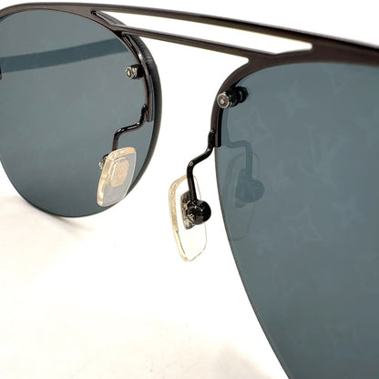 Louis Vuitton Clockwise Acetate Metal Gray Black Sunglasses Eyewear — view 7