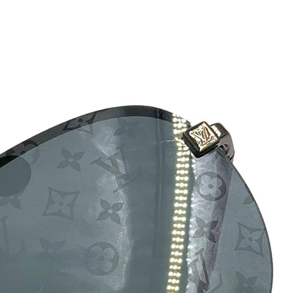 Louis Vuitton Clockwise Acetate Metal Gray Black Sunglasses Eyewear — view 8