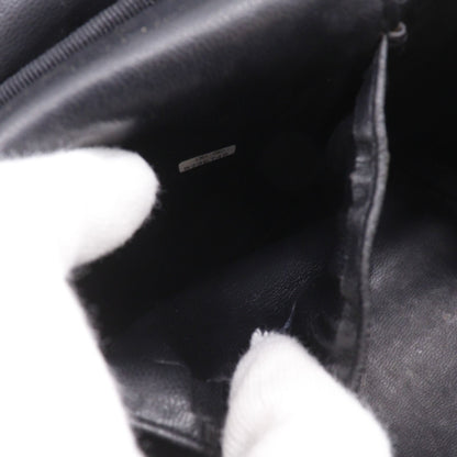 Chanel CC Logo Caviar Leather Black Vanity — view 8