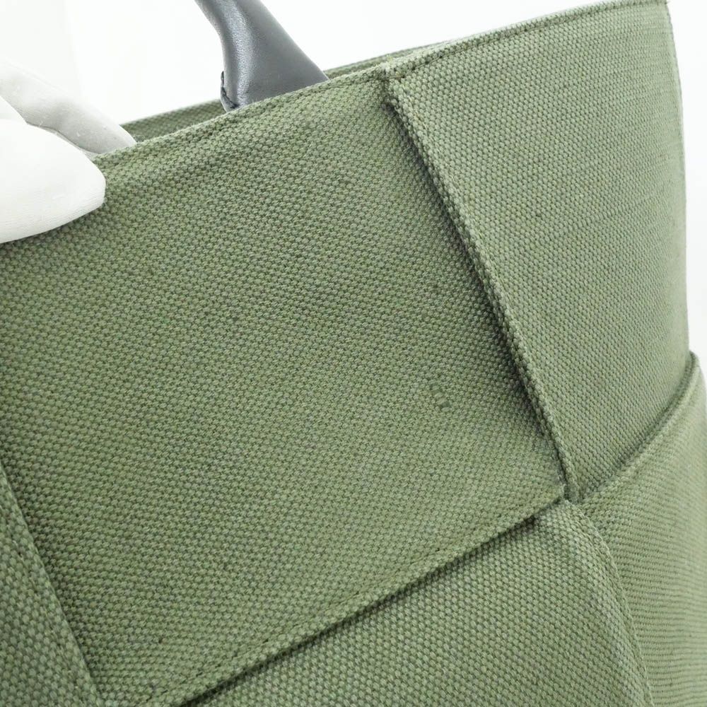 Bottega Veneta Luco Large Khaki Tote Bag Maxi Intrecciato — view 7