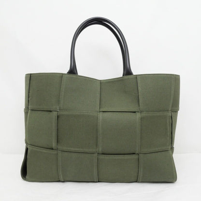 Bottega Veneta Luco Large Khaki Tote Bag Maxi Intrecciato — view 2