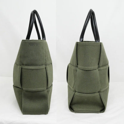Bottega Veneta Luco Large Khaki Tote Bag Maxi Intrecciato — view 3