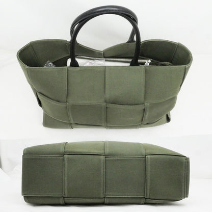 Bottega Veneta Luco Large Khaki Tote Bag Maxi Intrecciato — view 4