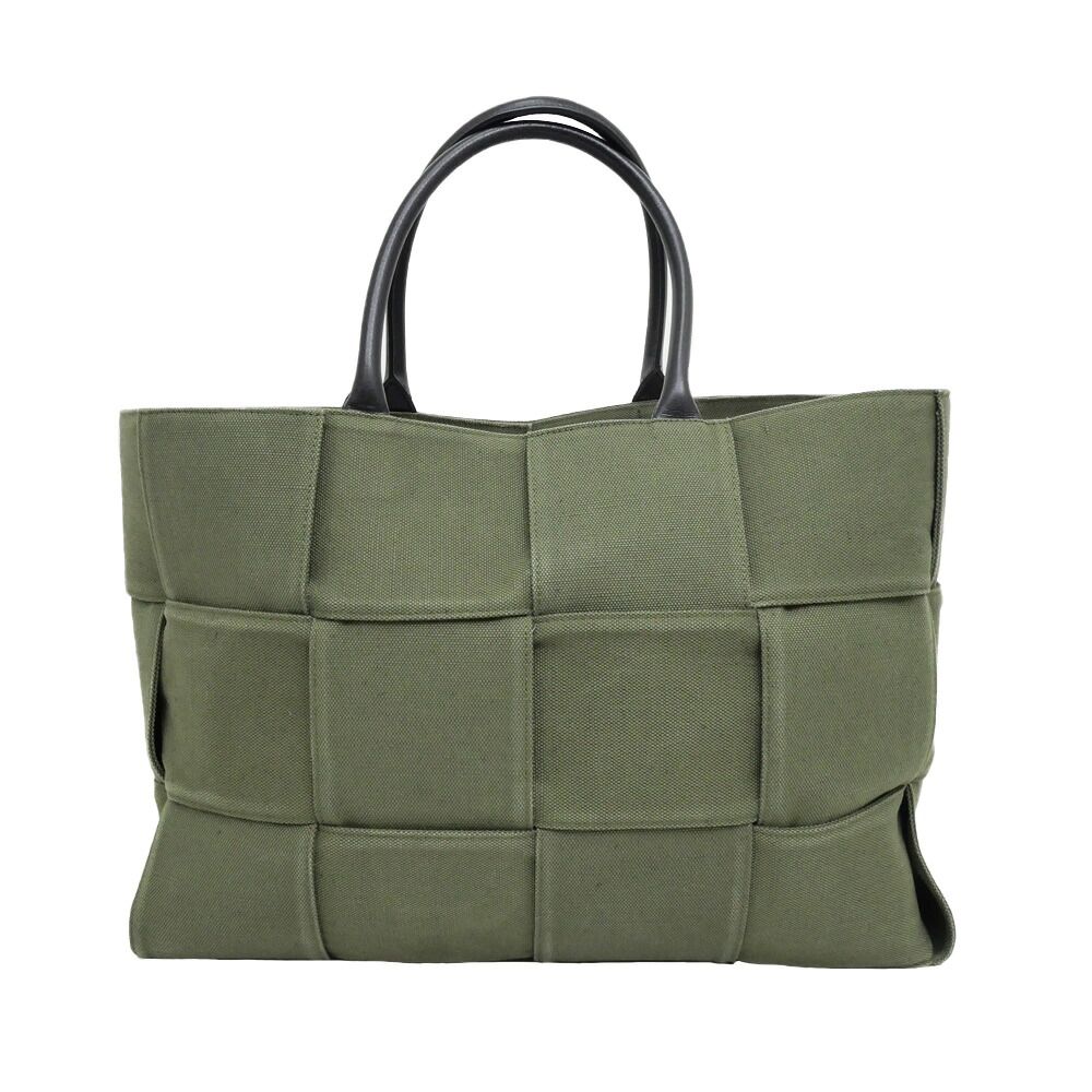 Bottega Veneta Luco Large Khaki Tote Bag Maxi Intrecciato