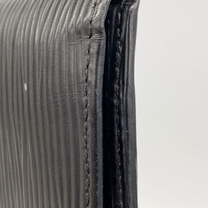Louis Vuitton Wallet Epi Portefeuille Cartes Credit Monet Noir — view 6