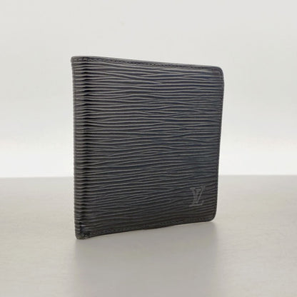 Louis Vuitton Wallet Epi Portefeuille Cartes Credit Monet Noir — view 2