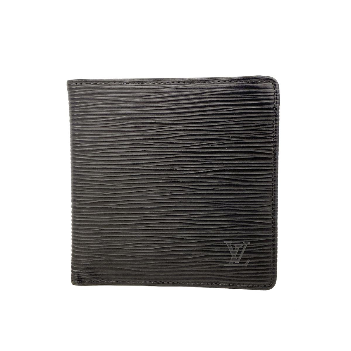 Louis Vuitton Wallet Epi Portefeuille Cartes Credit Monet Noir