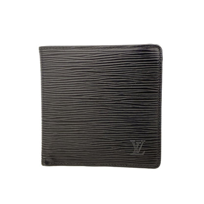 Louis Vuitton Wallet Epi Portefeuille Cartes Credit Monet Noir