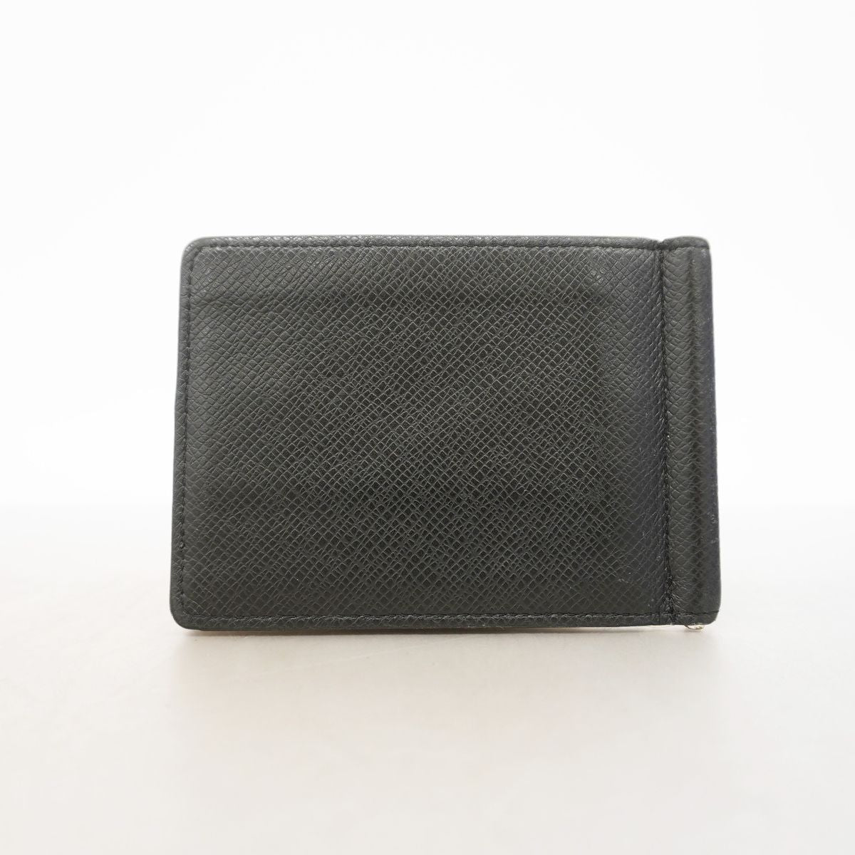 Louis Vuitton Billfold Taiga Portefeuille Pince Noir Wallet — view 8