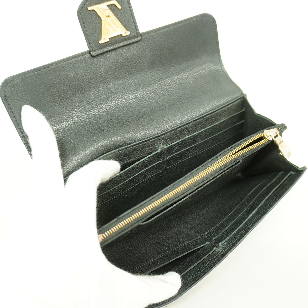 Louis Vuitton Wallet Portefeuille Lockme Noir — view 3