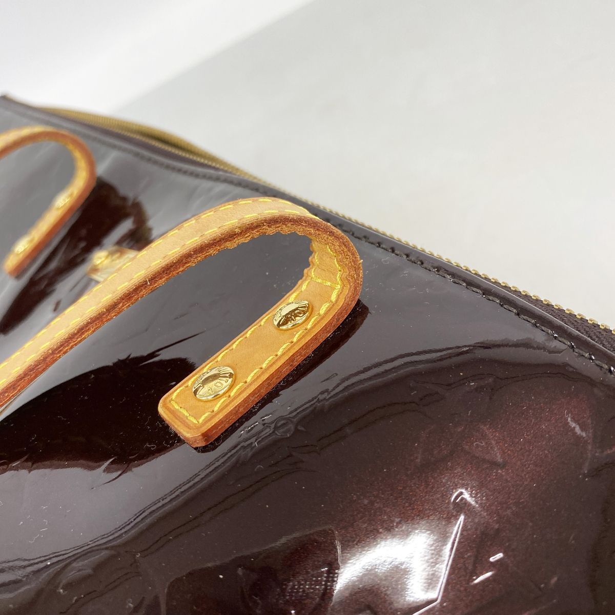 Louis Vuitton Tote Bag Vernis Pervieux GM Amarante — view 7
