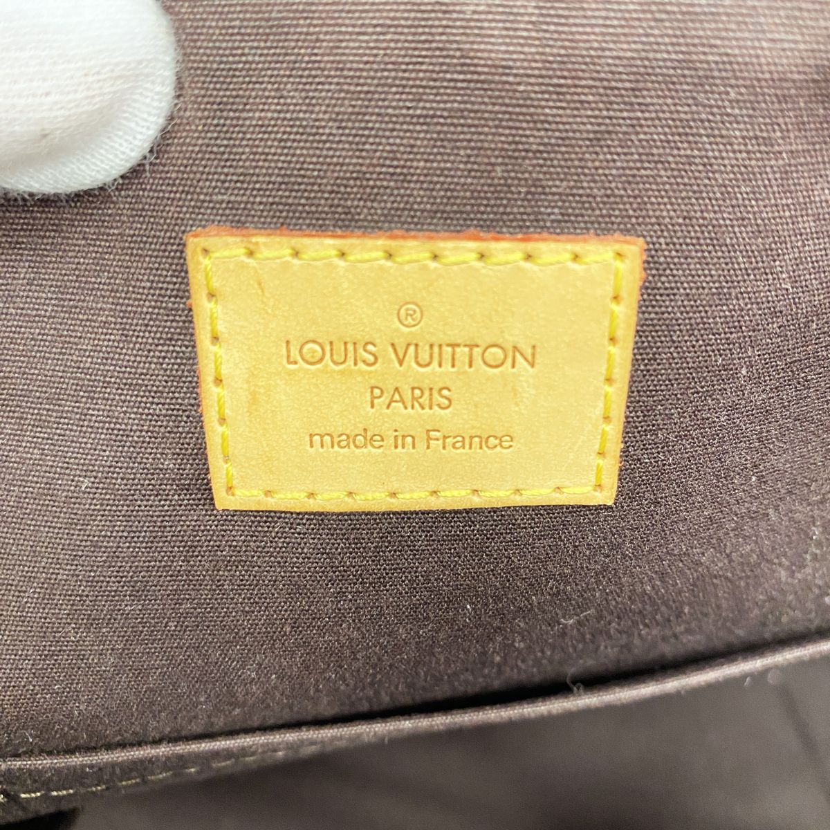 Louis Vuitton Tote Bag Vernis Pervieux GM Amarante — view 5