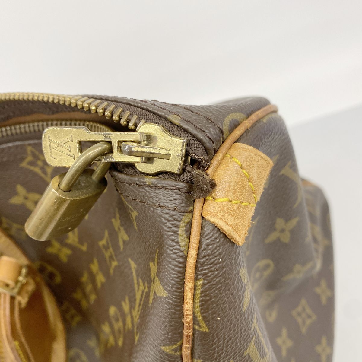 Louis Vuitton Boston Bag Monogram Keepall 45 Brown — view 7