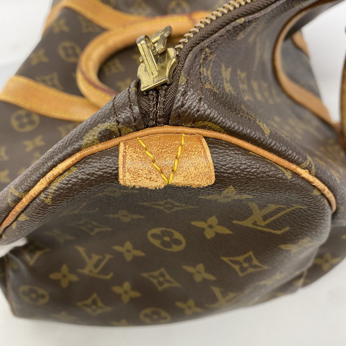 Louis Vuitton Boston Bag Monogram Keepall 45 Brown — view 5