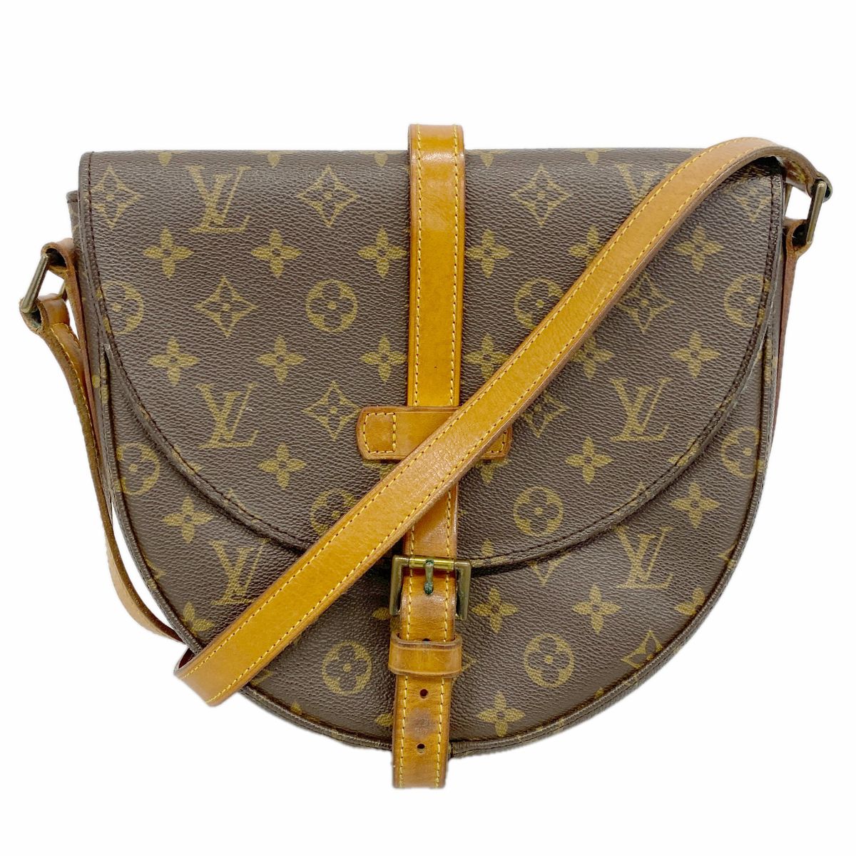 Louis Vuitton Shoulder Bag Monogram Chantilly GM Brown