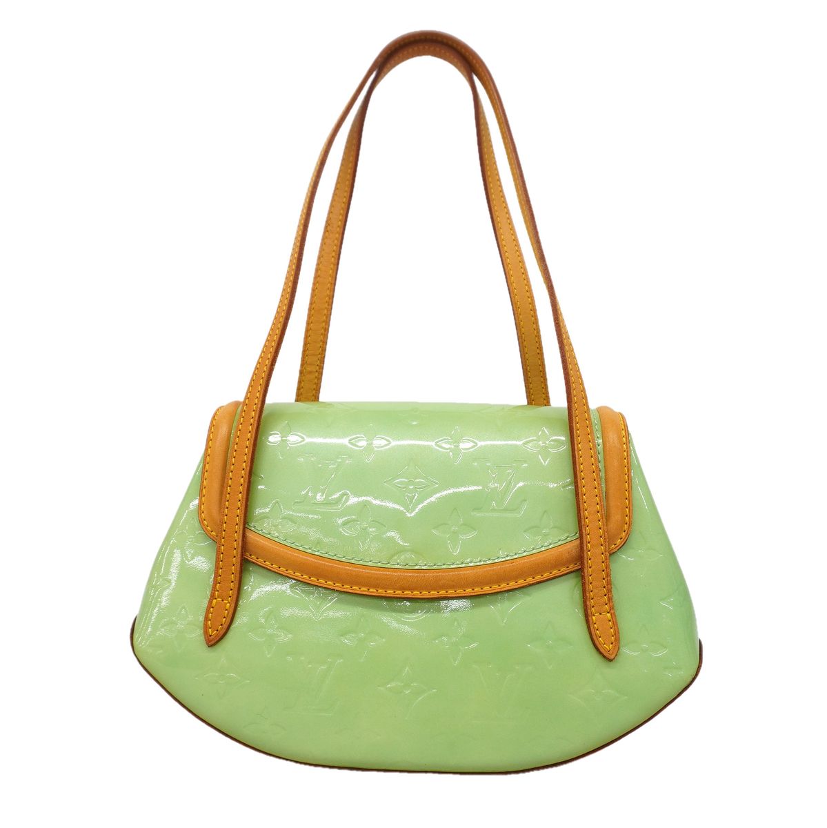 Louis Vuitton Handbag Vernis Biscayne Bay PM Peppermint