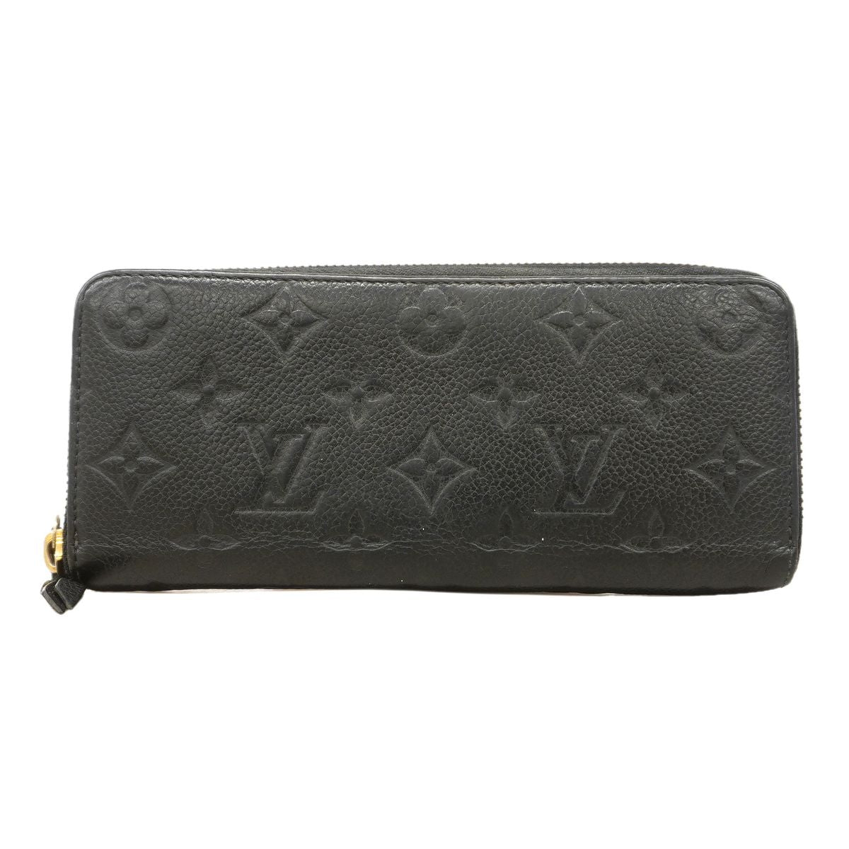 Louis Vuitton Wallet Monogram Empreinte Portefeuille Clemence Noir