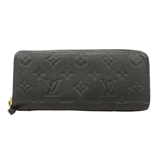 Louis Vuitton Wallet Monogram Empreinte Portefeuille Clemence Noir