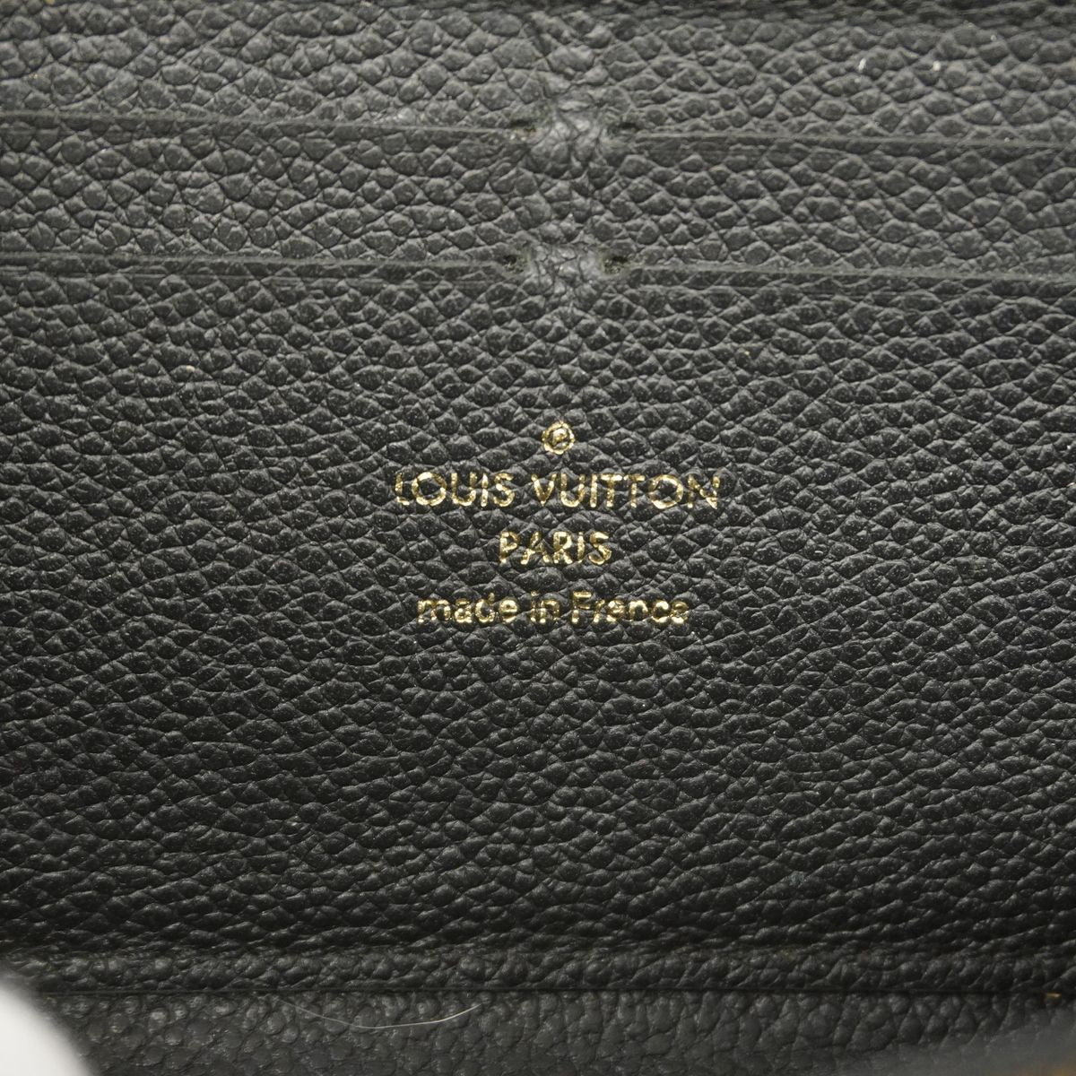 Louis Vuitton Wallet Monogram Empreinte Portefeuille Clemence Noir — view 4