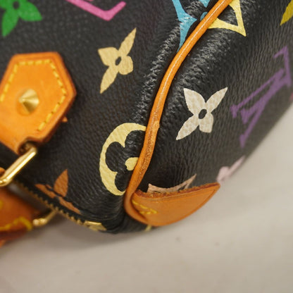 Louis Vuitton Handbag Monogram Multicolor Mini Speedy Noir — view 7