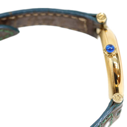 Cartier 925 Must Vendome SM Vermeil Silver Opaline Dial Watch — view 6