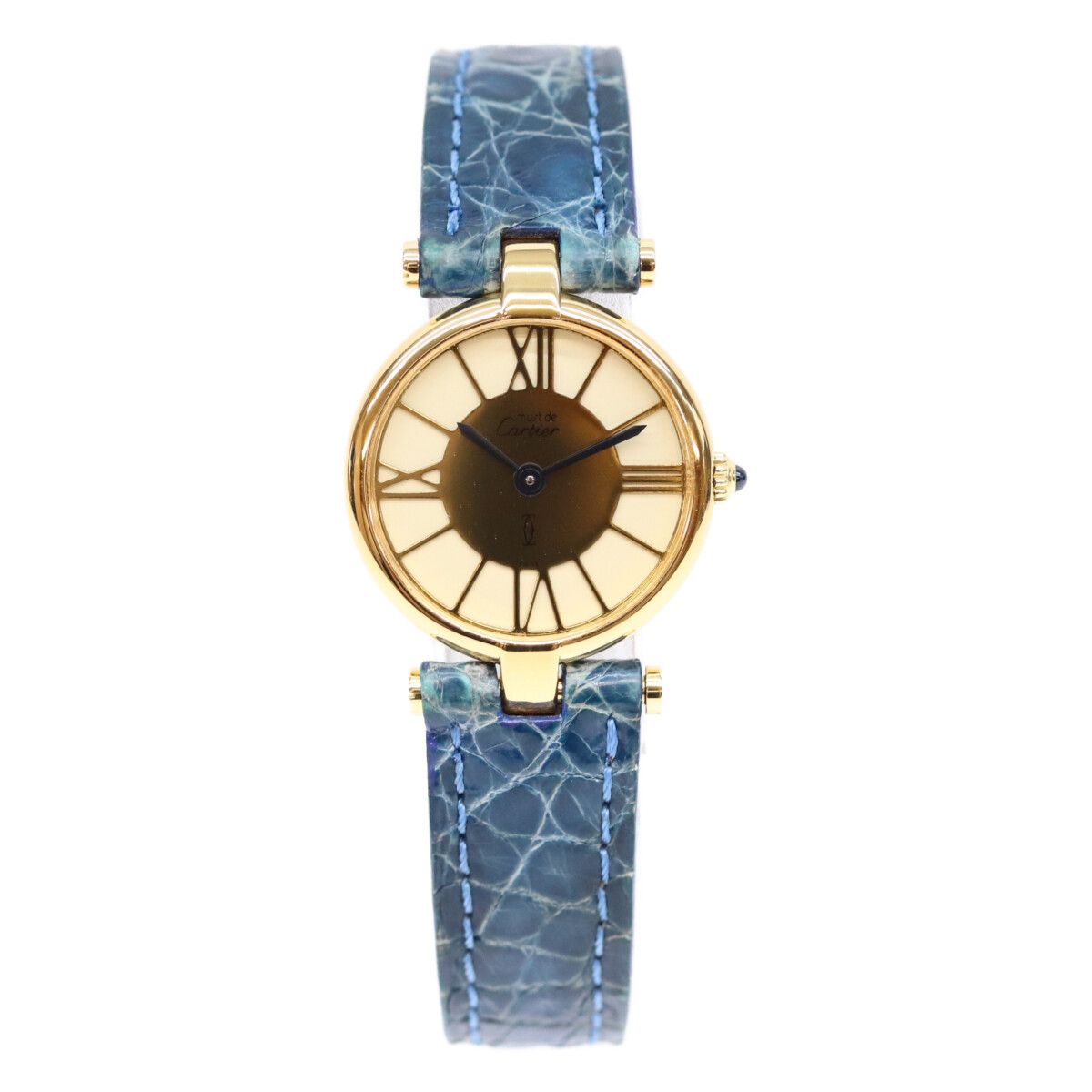 Cartier Must Vendome SM Vermeil Cloisonne Dial Watch — view 2