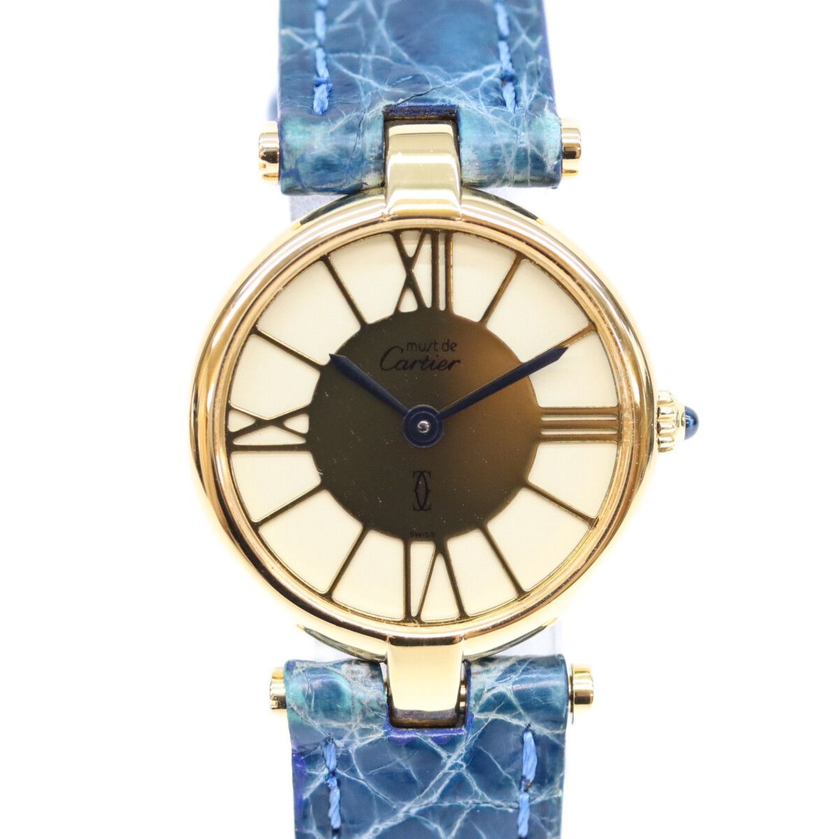 Cartier Must Vendome SM Vermeil Cloisonne Dial Watch
