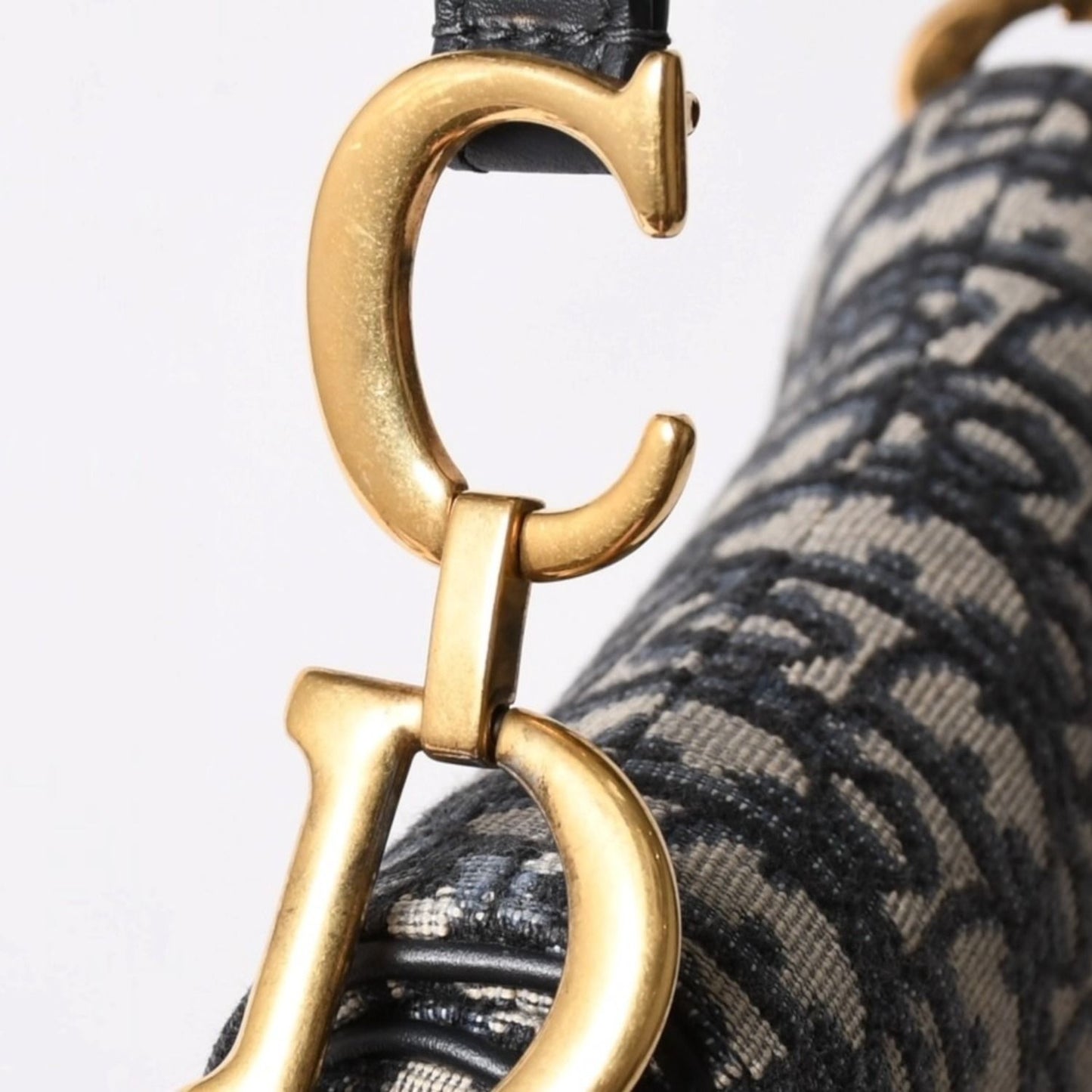 Dior Saddle Mini Bag M ZQ Oblique Navy — view 6