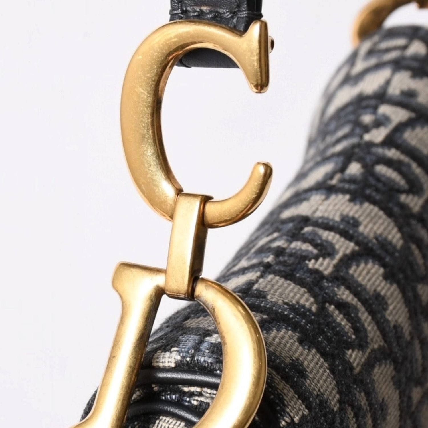Dior Saddle Mini Bag M ZQ Oblique Navy — view 6