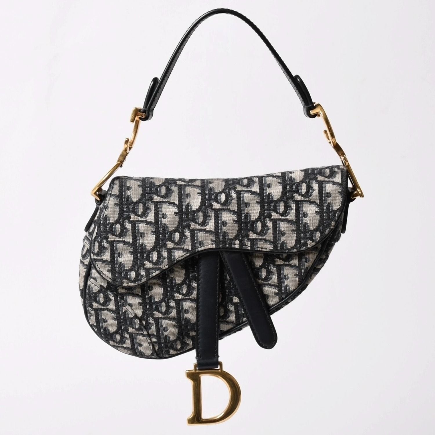 Dior Saddle Mini Bag M ZQ Oblique Navy — view 4