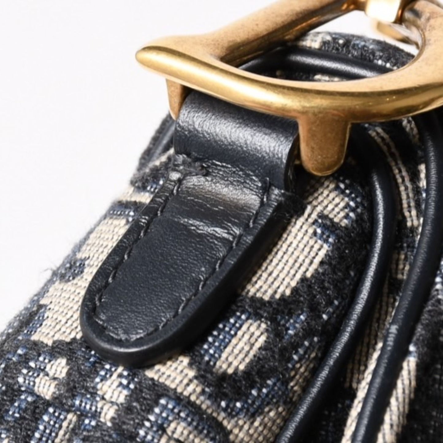 Dior Saddle Mini Bag M ZQ Oblique Navy — view 7