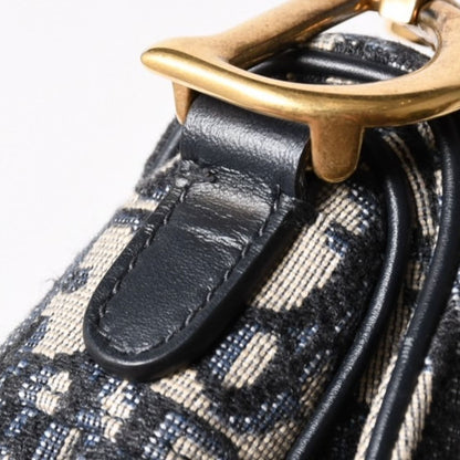 Dior Saddle Mini Bag M ZQ Oblique Navy — view 7
