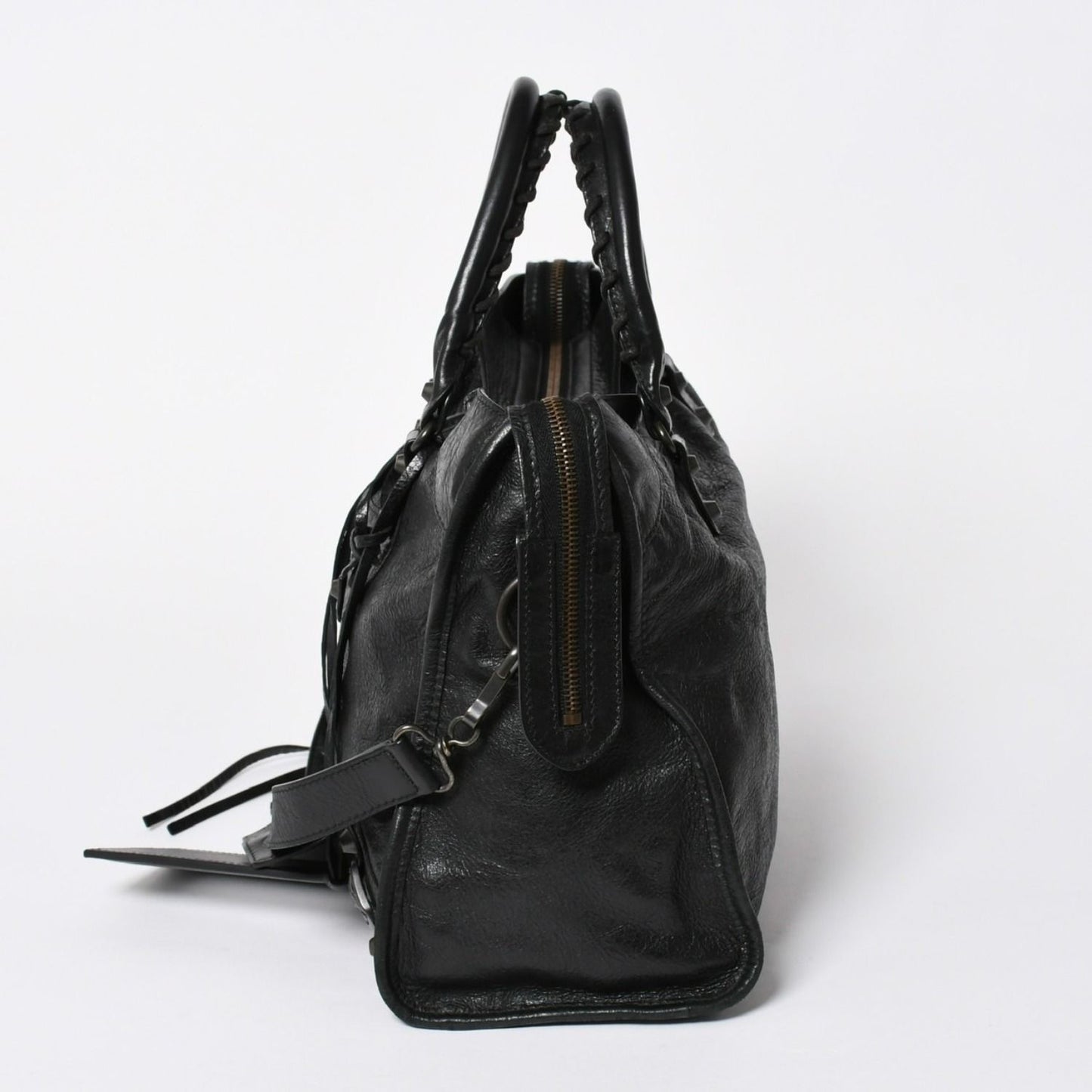 Balenciaga the City 2-Way Black Shoulder Bag — view 4