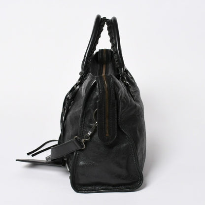 Balenciaga the City 2-Way Black Shoulder Bag — view 4