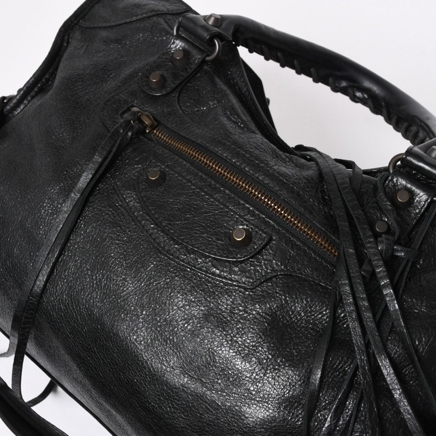 Balenciaga the City 2-Way Black Shoulder Bag — view 8