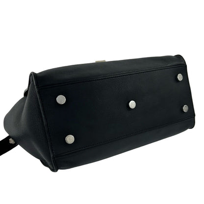 Saint Laurent with Lock Paris Baby Downtown Cabas Leather 2-Way Shoulder Bag — view 7