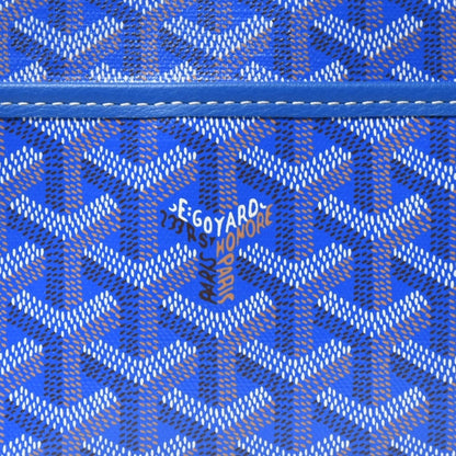Goyard Jouvence PM Pouch Clutch Leather Blue — view 6