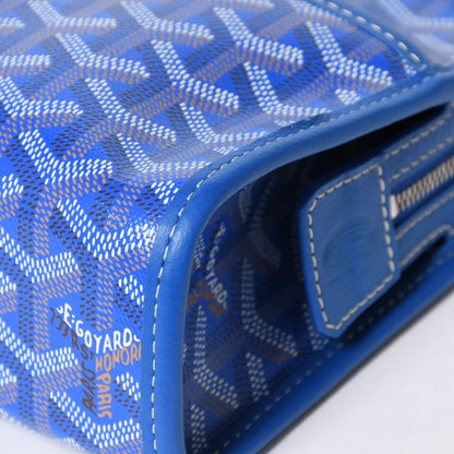 Goyard Jouvence PM Pouch Clutch Leather Blue — view 8