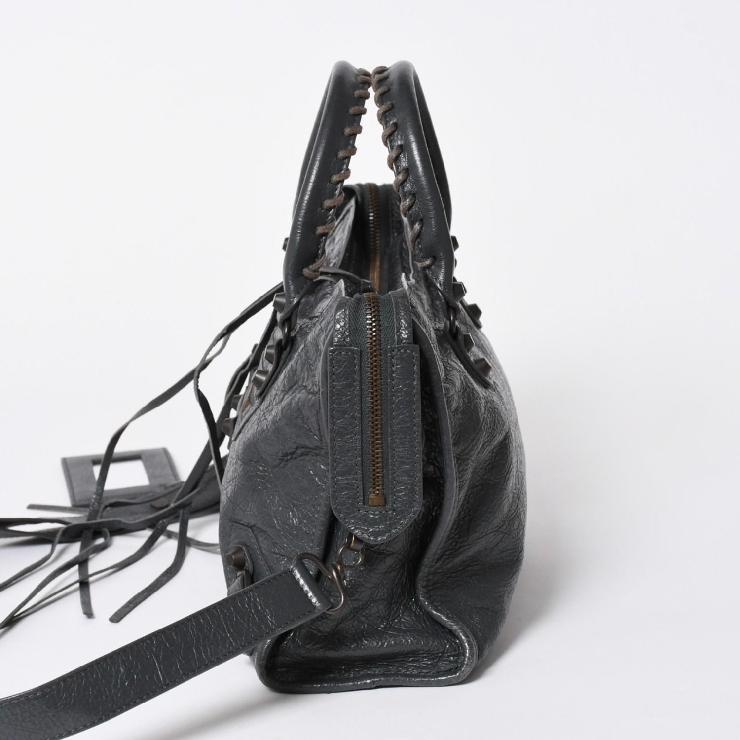 Balenciaga Classic City S Shoulder Bag Gray — view 4