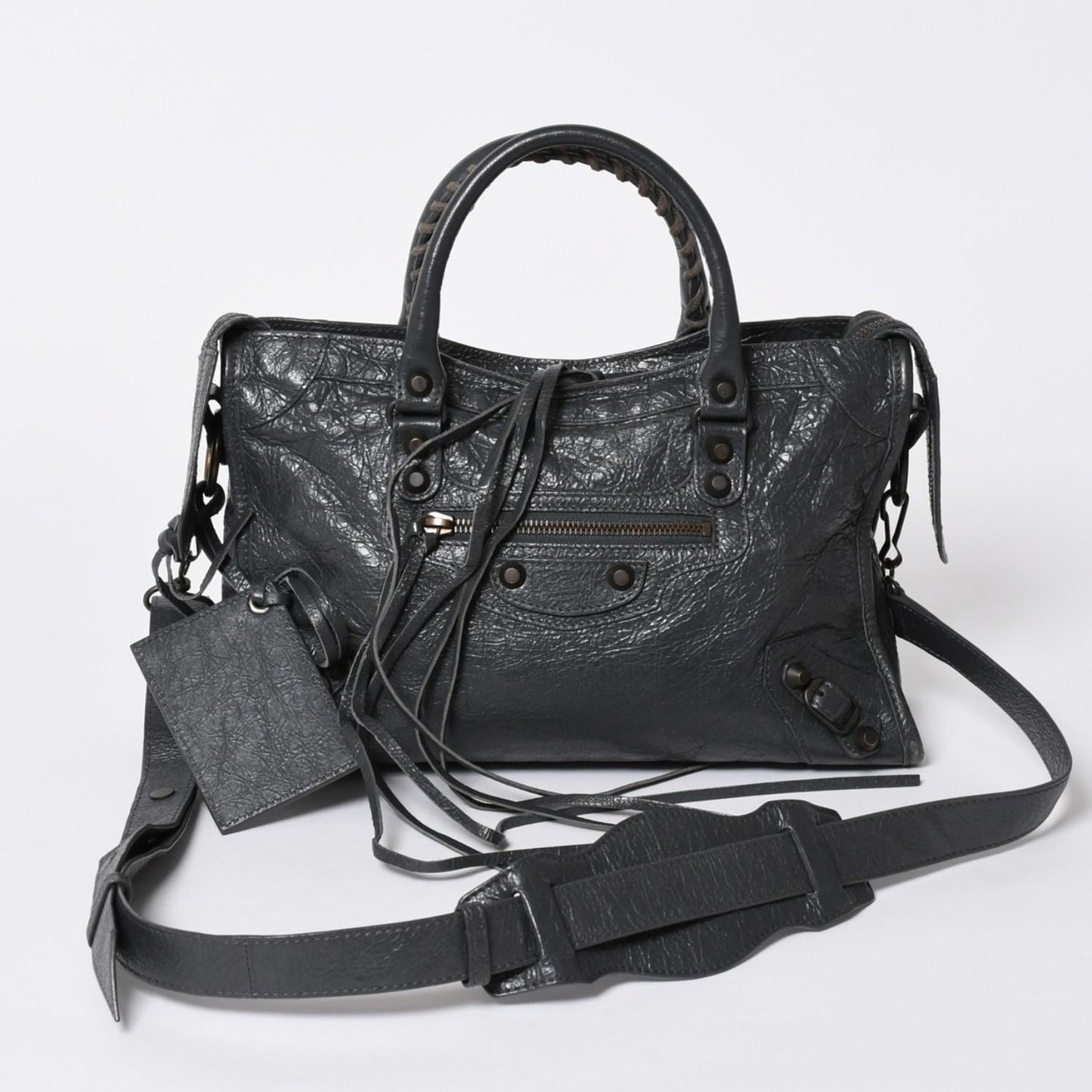 Balenciaga Classic City S Shoulder Bag Gray